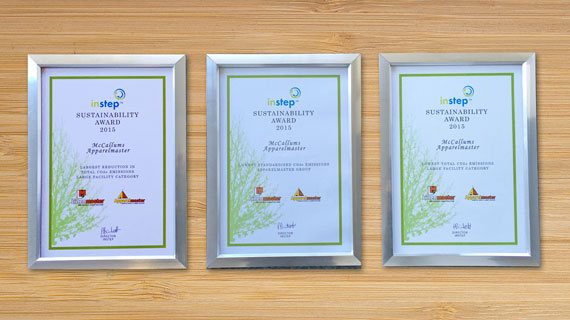McCallums Wins Instep Award as it tops Apparelmasters Instep Carbon and Sustainability League
